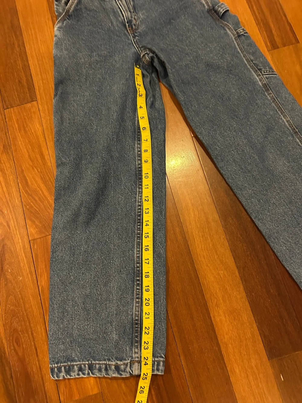 Old Navy Painters Cargo Jeans Boys Size 12 Slim Youth